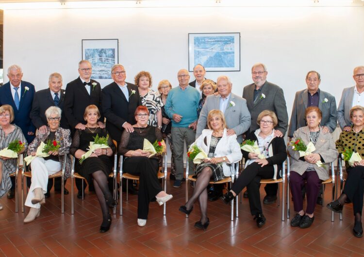 Tàrrega celebra la tradicional festa de les Noces d’Or al Casal Cívic