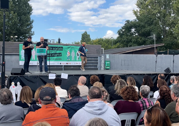 El Dia Mundial de la Salut Mental a Tàrrega reclama una salut mental digna i drets socials sòlids per a tothom