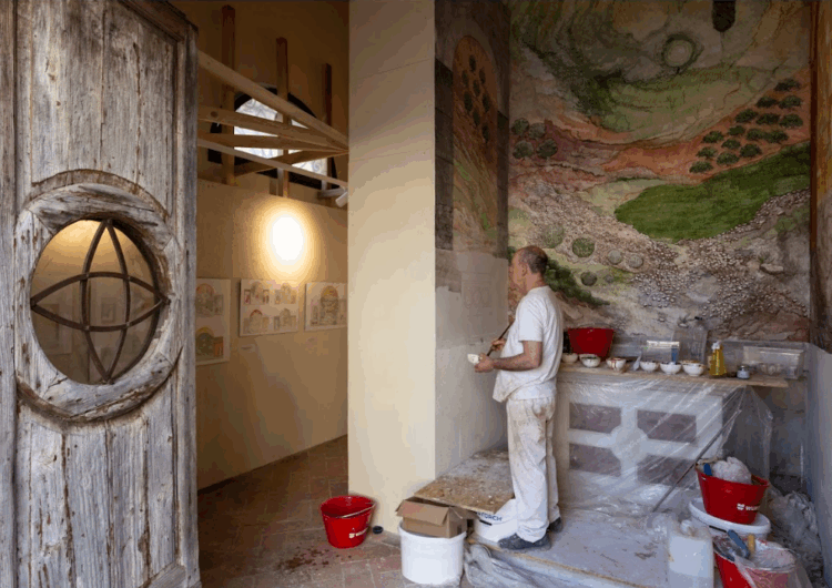 Josep Minguell presenta els frescos de Castelfiorentino al palau Mèdici-Riccardi de Florència