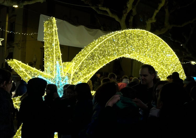 El Nadal arriba a Tàrrega amb l’encesa de l’enllumenat