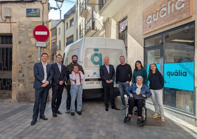 Quàlia adquireix un vehicle adaptat a través de la Fundació ‘La Caixa’