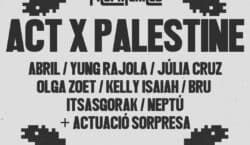 Paupaterres porta a Lleida la campanya global Act X Palestine