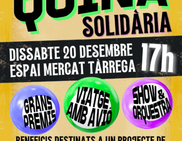 La Gran Quina Solidària de La Soll destinarà els beneficis a la Gatera de Tàrrega