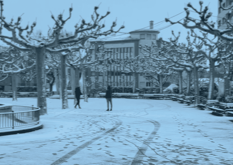 La neu tenyeix de blanc l’Urgell
