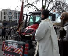 Tàrrega celebra els Tres Tombs amb missatges reivindicatius i de suport a la pagesia