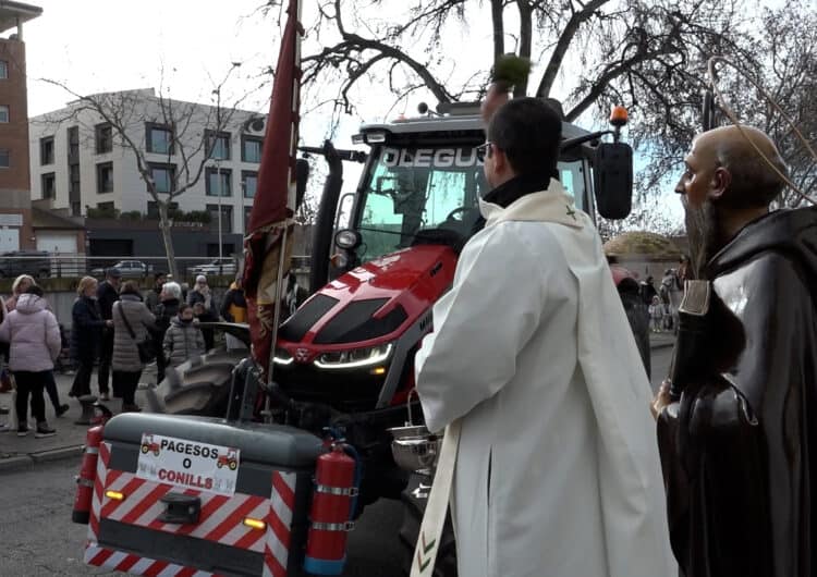 Tàrrega celebra els Tres Tombs amb missatges reivindicatius i de suport a la pagesia