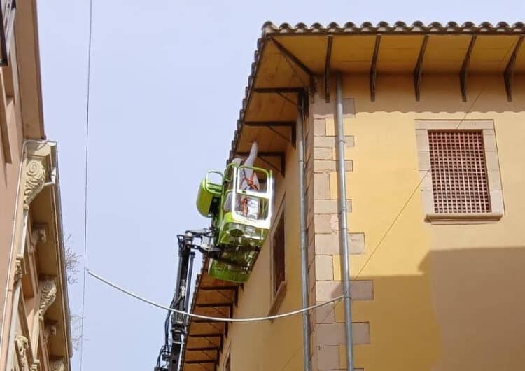 El Museu Tàrrega Urgell culmina les obres de manteniment i pintura del vestíbul i la façana exterior