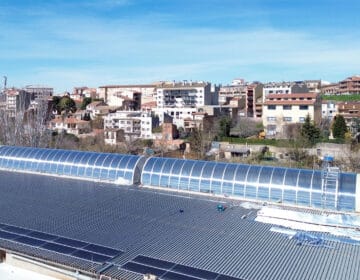 L’Ajuntament de Tàrrega renova la cúpula del Pavelló Municipal d’Esports