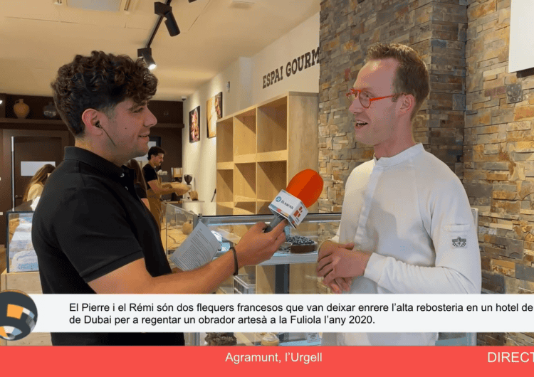 Connecta Lleida Pirineus: Dos flequers francesos deixen l’alta rebosteria de Dubai per elaborar pa artesà i tradicional a les terres de Ponent