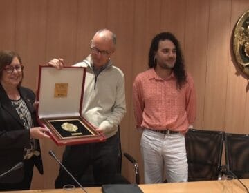 El pintor Magí Puig dona el tret de sortida a la Festa Major de Tàrrega