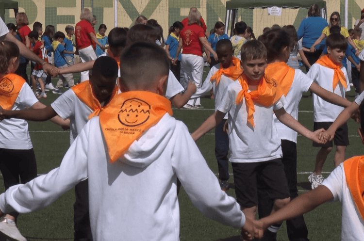 Bellpuig es converteix en capital escolar de la sardana amb la 35a Trobada Saltem i Ballem