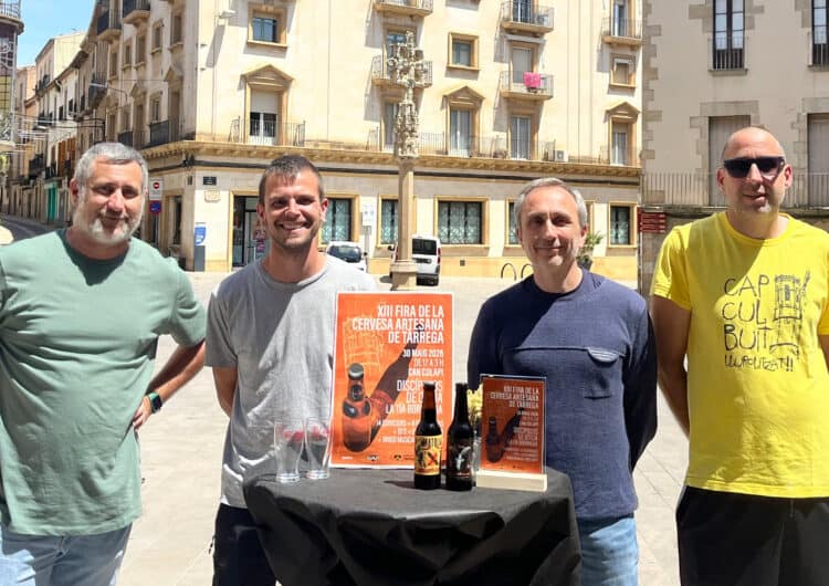 La 13a Fira de la Cervesa Artesana de Tàrrega se celebrarà el dissabte 30 de maig amb 14 elaboradors