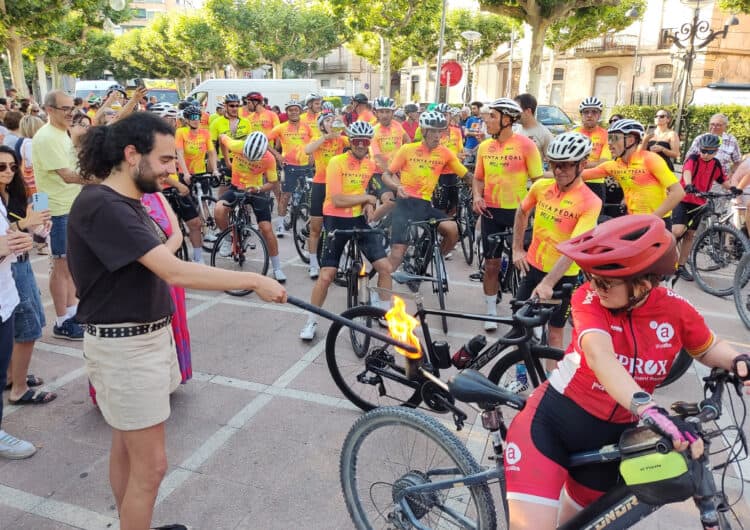 Èxit de la rebuda de la Flama del Canigó a Tàrrega