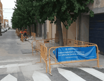 Treballs a Tàrrega per millorar la xarxa elèctrica i reforçar el subministrament