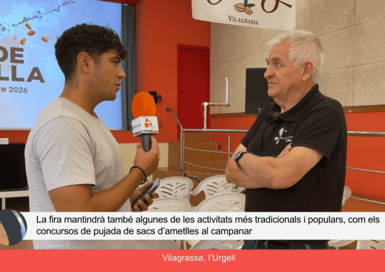 Connecta Lleida Pirineus: Vilagrassa reivindica el valor de l’ametlla i el sector agrícola amb la 22a Fira de l’Ametlla