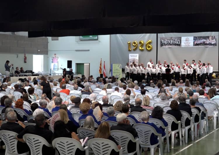 La Coral Flors d’Urgell de Castellserà celebra un segle d’història amb una gran trobada de corals